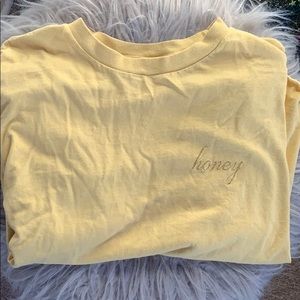 brandy melville honey crop top